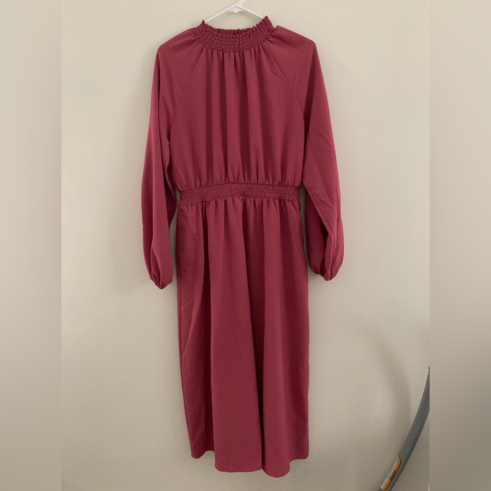 A New Day Pink Midi Dress